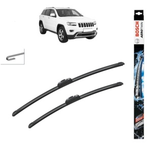 Set stergatoare auto JEEP GRAND CHEROKEE VAN (WK2) din 2013-2017, Bosch Aerotwin Retrofit, din cauciuc siliconat rezistent