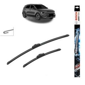 Set stergatoare auto KIA NIRO II (SG2) din 2022, Bosch Aerotwin Retrofit, din cauciuc siliconat rezistent