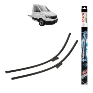 Set stergatoare auto MAN TGE Platform/Chassis (UZ_) din 2016-2024, Bosch Aerotwin, din cauciuc siliconat rezistent