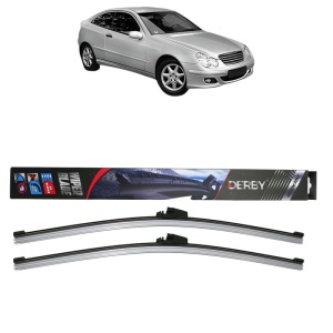 Set stergatoare auto MERCEDES-BENZ C-CLASS Coupe (CL203) din 2001-2008, Derby, din cauciuc siliconat rezistent