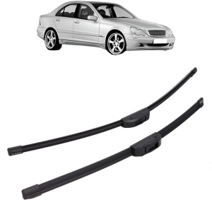 Set stergatoare auto MERCEDES-BENZ C-CLASS (W203) din 2000-2007, Bosch Aerotwin Retrofit, din cauciuc siliconat rezistent - Img 7