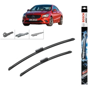 Set stergatoare auto MERCEDES-BENZ CLA Coupe (C117) din 2013-2019, Bosch Aerotwin Multi, din cauciuc siliconat rezistent
