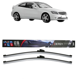 Set stergatoare auto MERCEDES-BENZ CLC-CLASS (CL203) din 2008-2011, Derby, din cauciuc siliconat rezistent - Img 1
