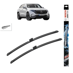 Set stergatoare auto MERCEDES-BENZ EQC (N293) din 2019-2023, Bosch Aerotwin, din cauciuc siliconat rezistent