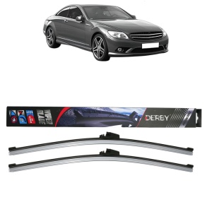 Set stergatoare auto MERCEDES-BENZ S-CLASS Coupe (C216) din 2006-2013, Derby, din cauciuc siliconat rezistent - Img 1