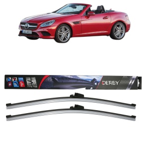 Set stergatoare auto MERCEDES-BENZ SLC (R172) din 2016-2018, Derby, din cauciuc siliconat rezistent