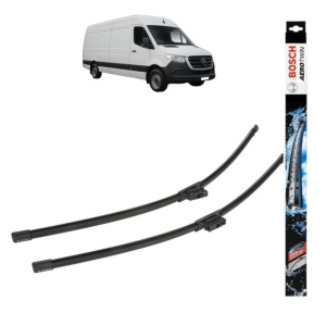 Set stergatoare auto MERCEDES-BENZ SPRINTER 4-t Van (B907, B910) din 2018-2025, Bosch Aerotwin, din cauciuc siliconat rezistent