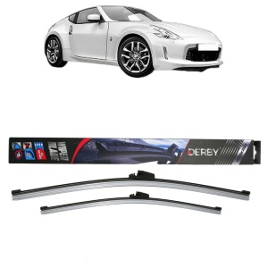 Set stergatoare auto NISSAN 370Z Coupe (Z34) din 2009-2013, Derby, din cauciuc siliconat rezistent