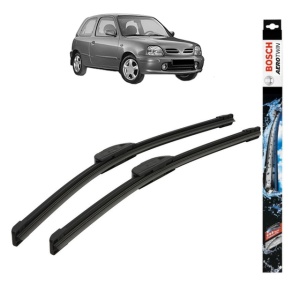 Set stergatoare auto NISSAN MICRA II (K11) din 1992-2003, Bosch Aerotwin Retrofit, din cauciuc siliconat rezistent
