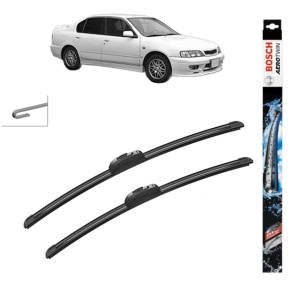 Set stergatoare auto NISSAN PRIMERA Hatchback (P11) din 1996-2002, Bosch Aerotwin Retrofit, din cauciuc siliconat rezistent