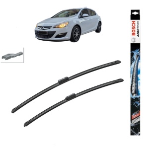 Set stergatoare auto OPEL ASTRA J Hatchback Van (P10) din 2013-2015, Bosch Aerotwin, din cauciuc siliconat rezistent