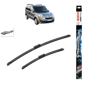 Set stergatoare auto OPEL COMBO Tour (X12) din 2012-2016, Bosch Aerotwin, din cauciuc siliconat rezistent