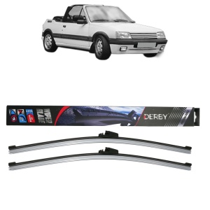 Set stergatoare auto PEUGEOT 205 I Convertible (741B, 20D) din 1986-1994, Derby, din cauciuc siliconat rezistent