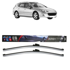 Set stergatoare auto PEUGEOT 407 SW (6E_, 6D_) din 2004-2010, Derby, din cauciuc siliconat rezistent