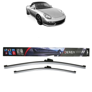 Set stergatoare auto PORSCHE BOXSTER Spyder (981) din 2015-2016, Derby, din cauciuc siliconat rezistent - Img 1