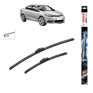 Set stergatoare auto RENAULT FLUENCE (L3_) din 2010-2015, Bosch Aerotwin Retrofit, din cauciuc siliconat rezistent