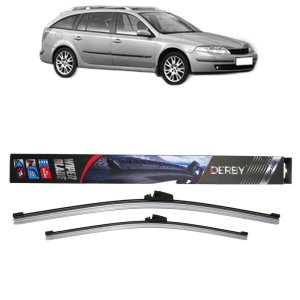 Set stergatoare auto RENAULT LAGUNA II Grandtour (KG0/1_) din 2001-2007, Derby, din cauciuc siliconat rezistent