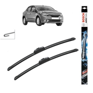 Set stergatoare auto RENAULT LOGAN/STEPWAY II (L8_) din 2014-2016, Bosch Aerotwin Retrofit, din cauciuc siliconat rezistent