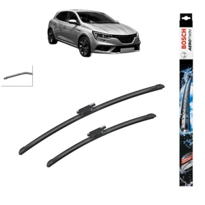 Set stergatoare auto RENAULT MEGANE IV Hatchback (B9A/M/N_) din 2015-2021, Bosch Aerotwin, din cauciuc siliconat rezistent