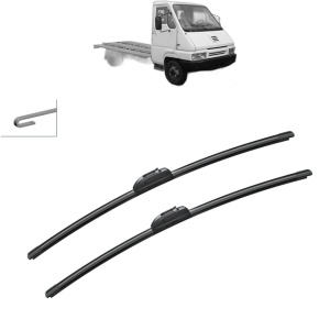 Set stergatoare auto RENAULT TRUCKS MESSENGER Truck Tractor din 1994-1999, Bosch Aerotwin Retro Truck, din cauciuc siliconat rezistent - Img 7