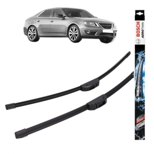 Set stergatoare auto SAAB 9-5 (YS3G) din 2010-2012, Bosch Aerotwin Retrofit, din cauciuc siliconat rezistent