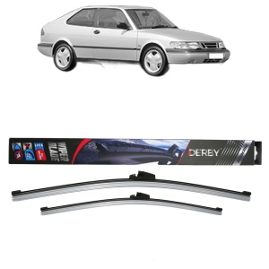 Set stergatoare auto SAAB 900 II Coupe din 1993-1998, Derby, din cauciuc siliconat rezistent