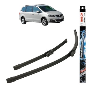 Set stergatoare auto SEAT ALHAMBRA (710, 711) din 2010-2022, Bosch Aerotwin, din cauciuc siliconat rezistent