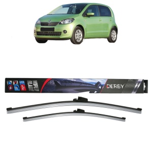 Set stergatoare auto SKODA CITIGO (NF1) din 2011-2019, Derby, din cauciuc siliconat rezistent