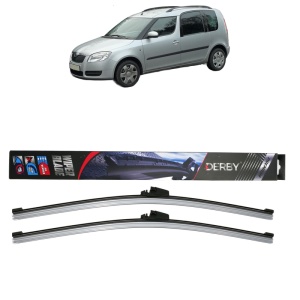 Set stergatoare auto SKODA ROOMSTER Praktik (5J) din 2007-2015, Derby, din cauciuc siliconat rezistent