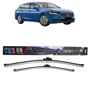 Set stergatoare auto SKODA SUPERB IV (NZ3) din 2023-2025, Derby, din cauciuc siliconat rezistent