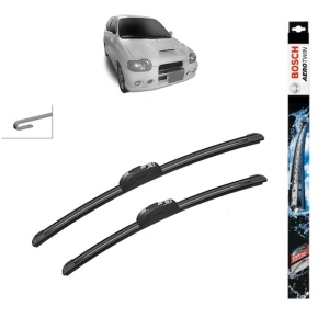 Set stergatoare auto SUZUKI ALTO V (HA12_, HA23_, HA22_) din 2000-2002, Bosch Aerotwin Retrofit, din cauciuc siliconat rezistent