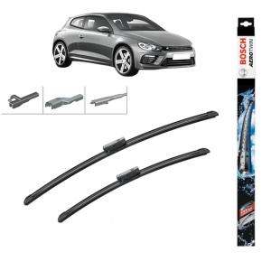 Set stergatoare auto VOLKSWAGEN SCIROCCO III (137, 138) din 2008-2017, Bosch Aerotwin Multi, din cauciuc siliconat rezistent