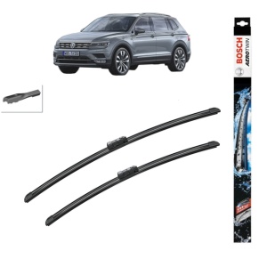 Set stergatoare auto VOLKSWAGEN TIGUAN ALLSPACE (BW2, BJ2) din 2017-2021, Bosch Aerotwin, din cauciuc siliconat rezistent