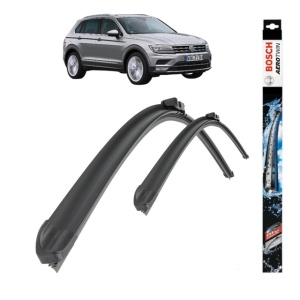 Set stergatoare auto VOLKSWAGEN TIGUAN SUV Van (AD1) din 2016-2020, Bosch Aerotwin, din cauciuc siliconat rezistent