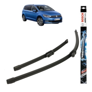 Set stergatoare auto VOLKSWAGEN TOURAN Box Body/MPV (5T1) din 2015-2020, Bosch Aerotwin, din cauciuc siliconat rezistent