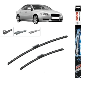 Set stergatoare auto VOLVO S80 II (124) din 2006-2016, Bosch Aerotwin Multi, din cauciuc siliconat rezistent