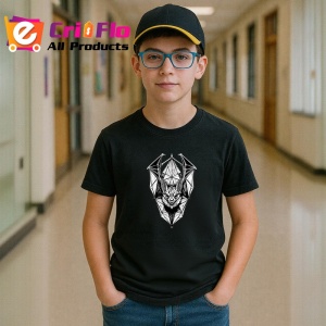 Tricou Capra Diavol Negru Ilustratie, Copii | Dama | Barbat, culoare negru - Img 10