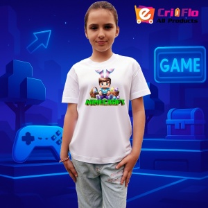Tricou Minecraft Arc De Lemn Tricou Alb Copii | Dama | Barbat - Img 201