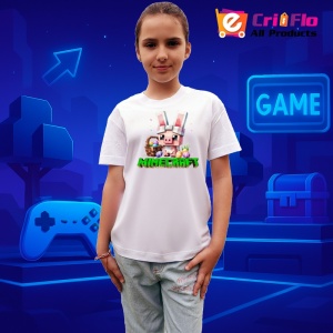 Tricou Minecraft Arc De Lemn Tricou Alb Copii | Dama | Barbat - Img 319