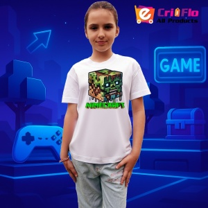 Tricou Minecraft Arc De Lemn Tricou Alb Copii | Dama | Barbat - Img 469