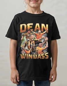 Tricou pentru copii - Dean Windass - Hull City Legend - Dean Windass, Hull City, fotbal copii - Img 2