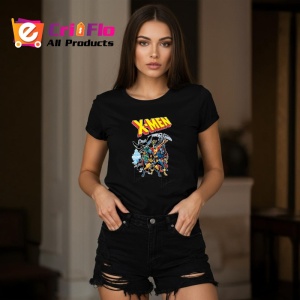 Tricou Xmen supereroii marvel cu puteri speciale in lupta impotriva raului, Copii | Dama | Barbat , tricou negru - Img 4