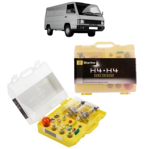 Kit trusa Set becuri H4 compatibila cu MERCEDES-BENZ MB Van (W631) din 1988-1996, bec far, semnalizare , pozitie, iluminare numar, frana, plafoniera, stop frana