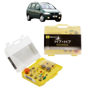 Kit trusa Set becuri H7 compatibila cu CHEVROLET ZAFIRA (F75) din 2001-2012, bec far, semnalizare , pozitie, iluminare numar, frana, plafoniera, stop frana