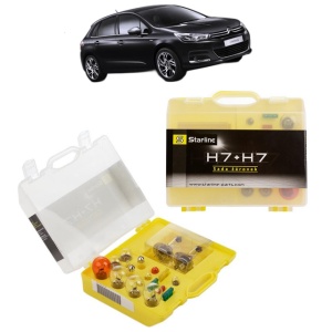 Kit trusa Set becuri H7 compatibila cu CITROEN C4 II Saloon (NC_) din 2013, bec far, semnalizare , pozitie, iluminare numar, frana, plafoniera, stop frana