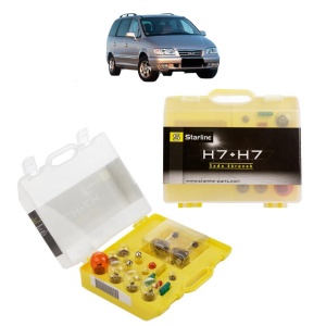 Kit trusa Set becuri H7 compatibila cu HYUNDAI HIGHWAY VAN din 2000-2004, bec far, semnalizare , pozitie, iluminare numar, frana, plafoniera, stop frana