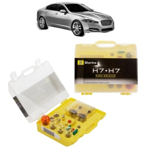 Kit trusa Set becuri H7 compatibila cu JAGUAR XF I (X250) din 2008-2015, bec far, semnalizare , pozitie, iluminare numar, frana, plafoniera, stop frana