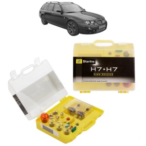 Kit trusa Set becuri H7 compatibila cu MG ZT- T din 2001-2005, bec far, semnalizare , pozitie, iluminare numar, frana, plafoniera, stop frana