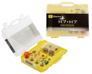 Kit trusa Set becuri H7 compatibila cu RENAULT CLIO II (BB_, CB_) din 1998-2016, bec far, semnalizare , pozitie, iluminare numar, frana, plafoniera, stop frana - Img 2