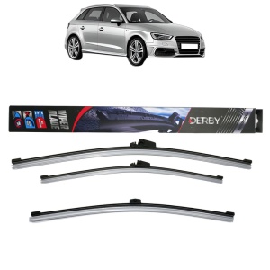 Set 3 stergatoare AUDI A3 Sportback (8VA, 8VF) din 2012-2020, Derby, din cauciuc siliconat rezistent
